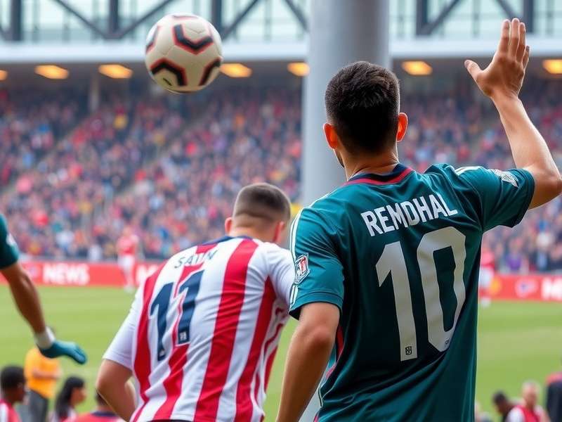 Fans cheering at MetLife Stadium during a night game