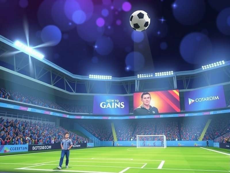 Aerial view of MetLife Stadium showing full structure and parking