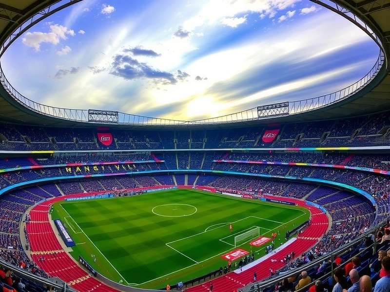 MetLife Stadium aerial view on a game day