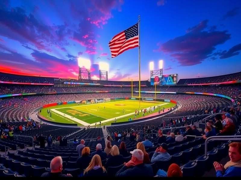 MetLife Stadium aerial seating chart showing sections and levels