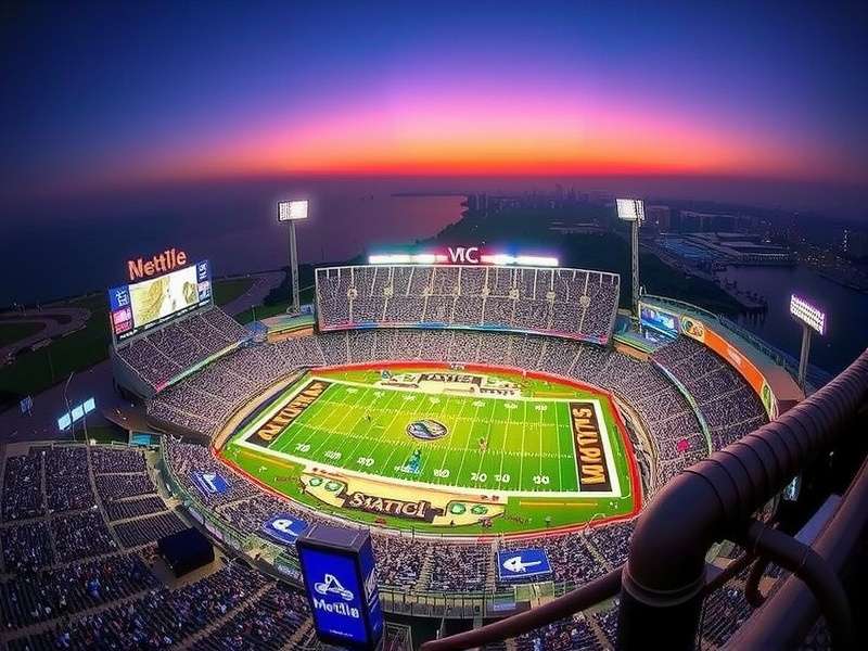Map of the Meadowlands Sports Complex showing MetLife Stadium, American Dream, and racetrack