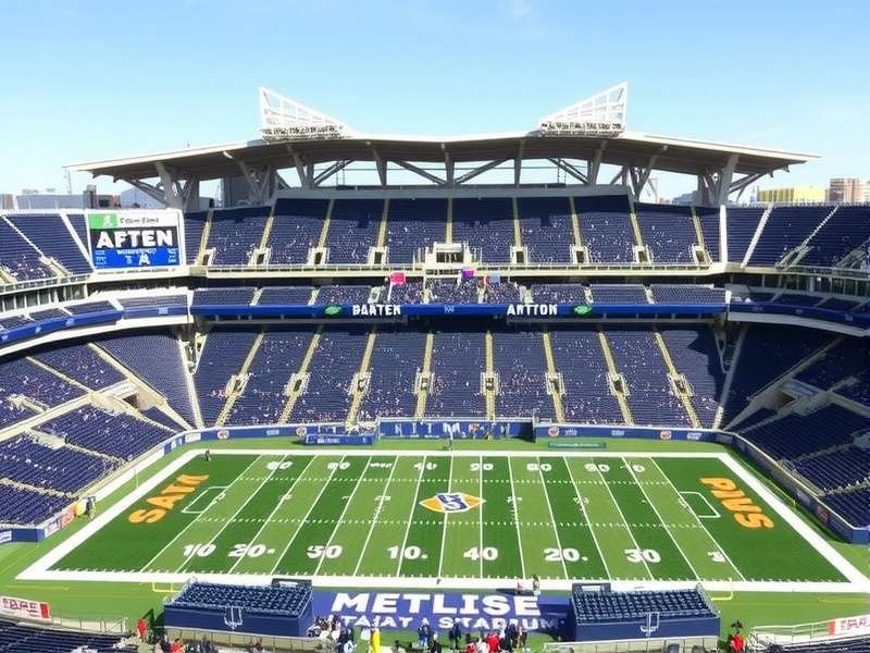 Detailed map of MetLife Stadium parking lots and ingress routes from NYC