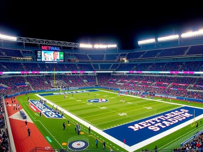 Luxury hotel lobby near MetLife Stadium with modern design and comfortable seating