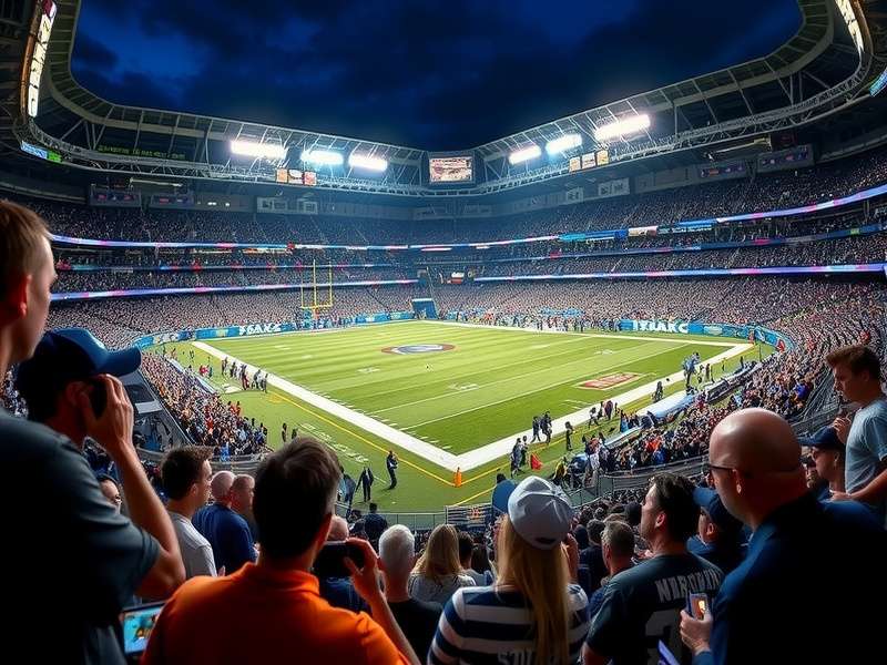 Construction phase of MetLife Stadium in 2008