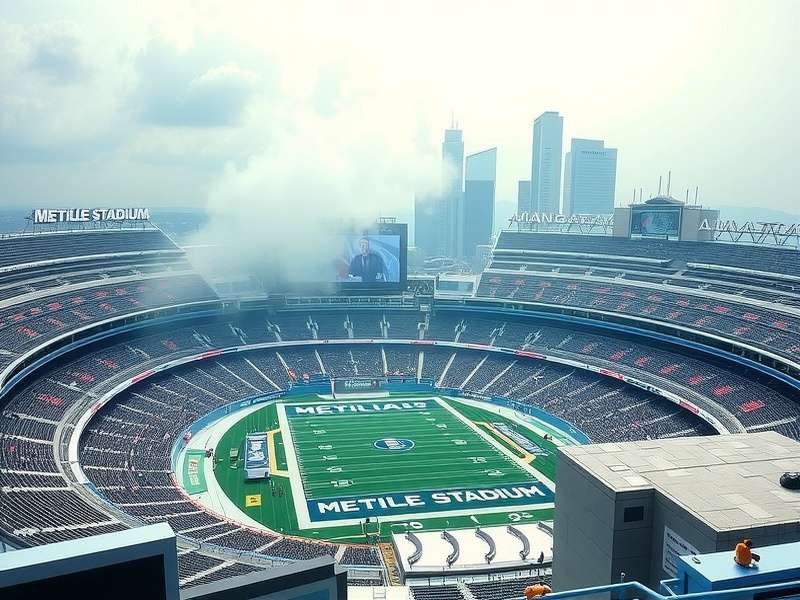 MetLife Stadium main entrance facade
