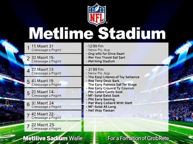 Massive concert stage setup at MetLife Stadium during a summer night show