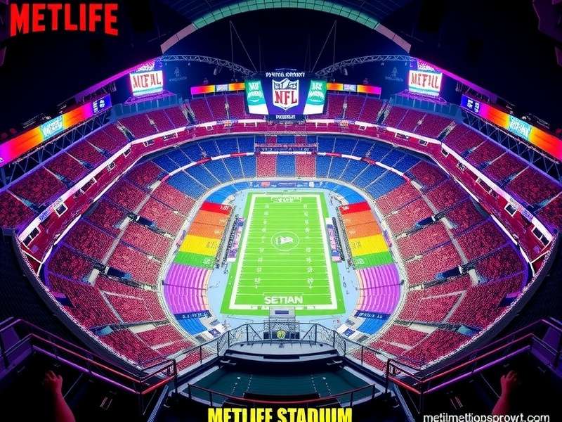 MetLife Stadium concert seating map overview with section highlights and capacity data